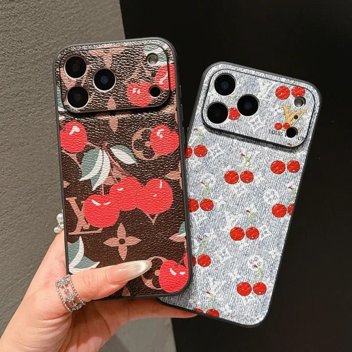 Alternative view of LV Monogram Canvas Cherry Print Phone Case
