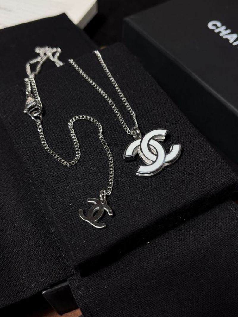Alternative view of Chanel Leather Woven Star CC Choker Necklace