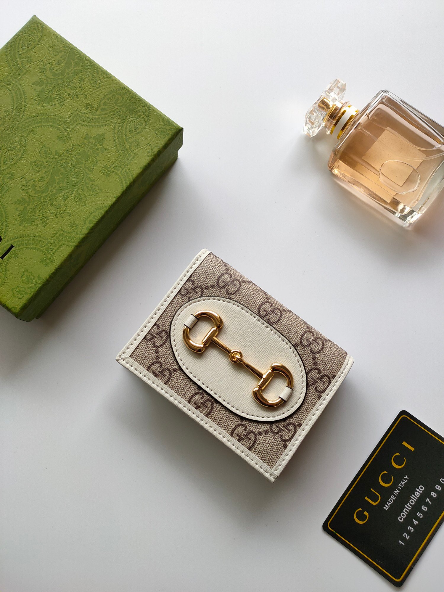 Gucci GG Supreme 1955 Horsebit Card Holder