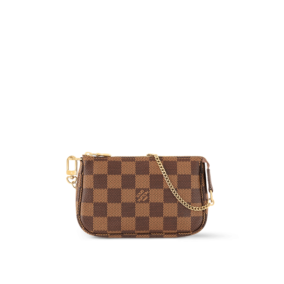 Louis Vuitton Mini Pochette Ebene Canvas