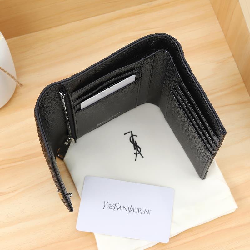 YSL Cassandre Matelassé Compact Wallet - Image 7