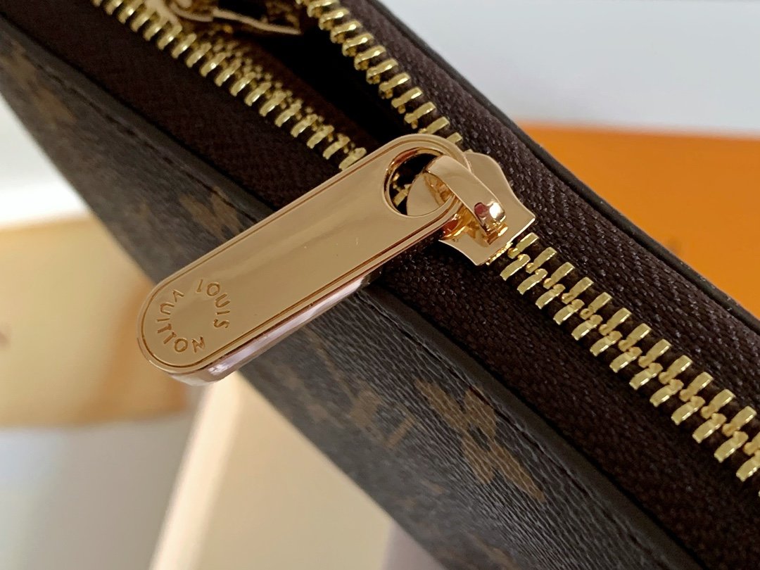 Alternative view of LOUIS VUITTON MONOGRAM ZIPPY LONG WALLET BROWN M42616