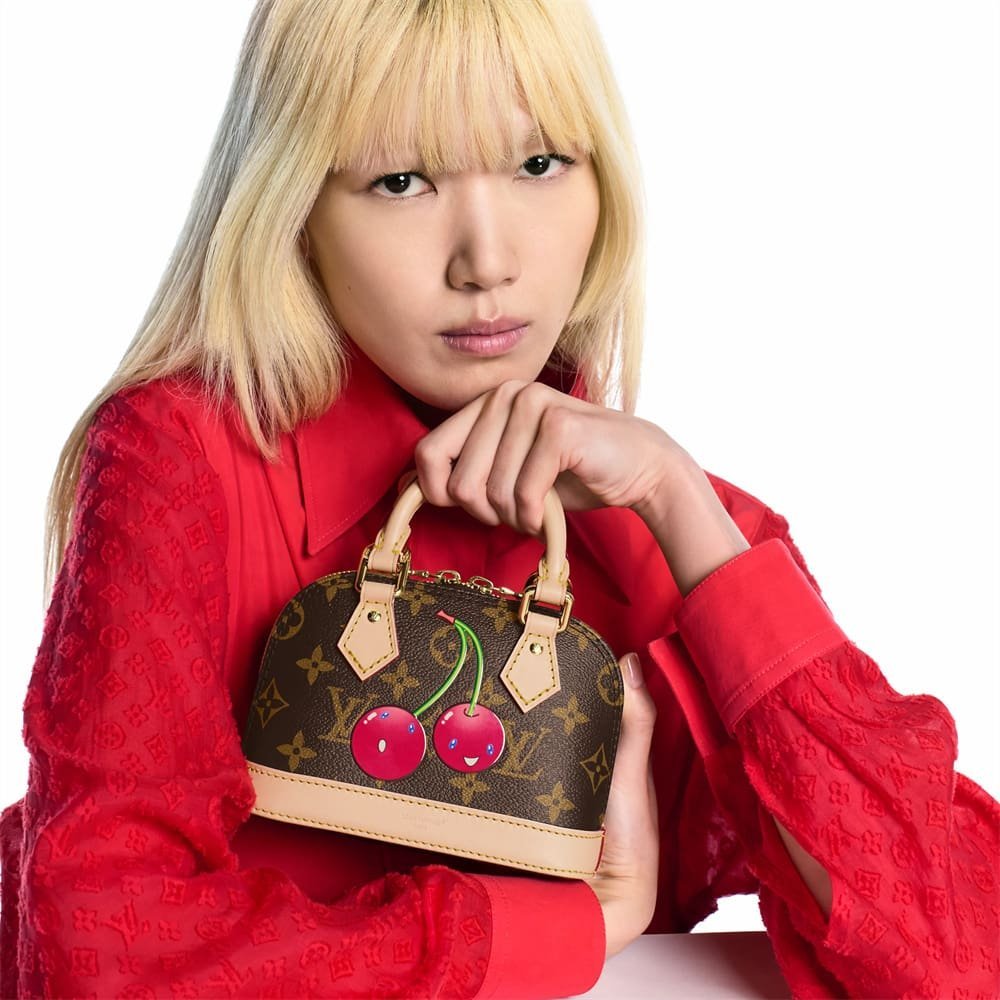 Alternative view of Louis Vuitton LVxTM Nano Alma Cherry