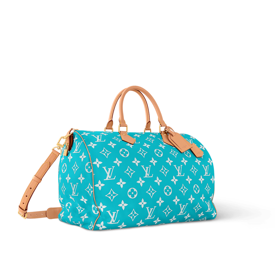 Louis Vuitton Speedy P9 50 Turquoise - Image 3