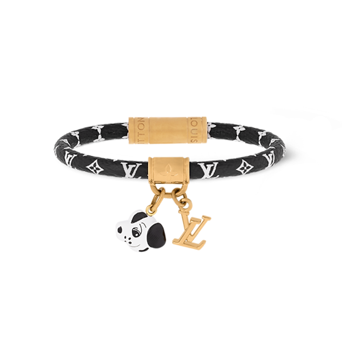 LV Dog Charm Monogram Bracelet