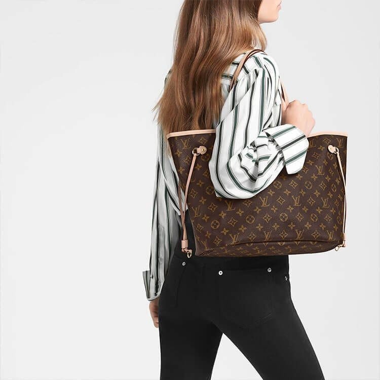 Alternative view of Louis Vuitton Neverfull MM Tote M41177