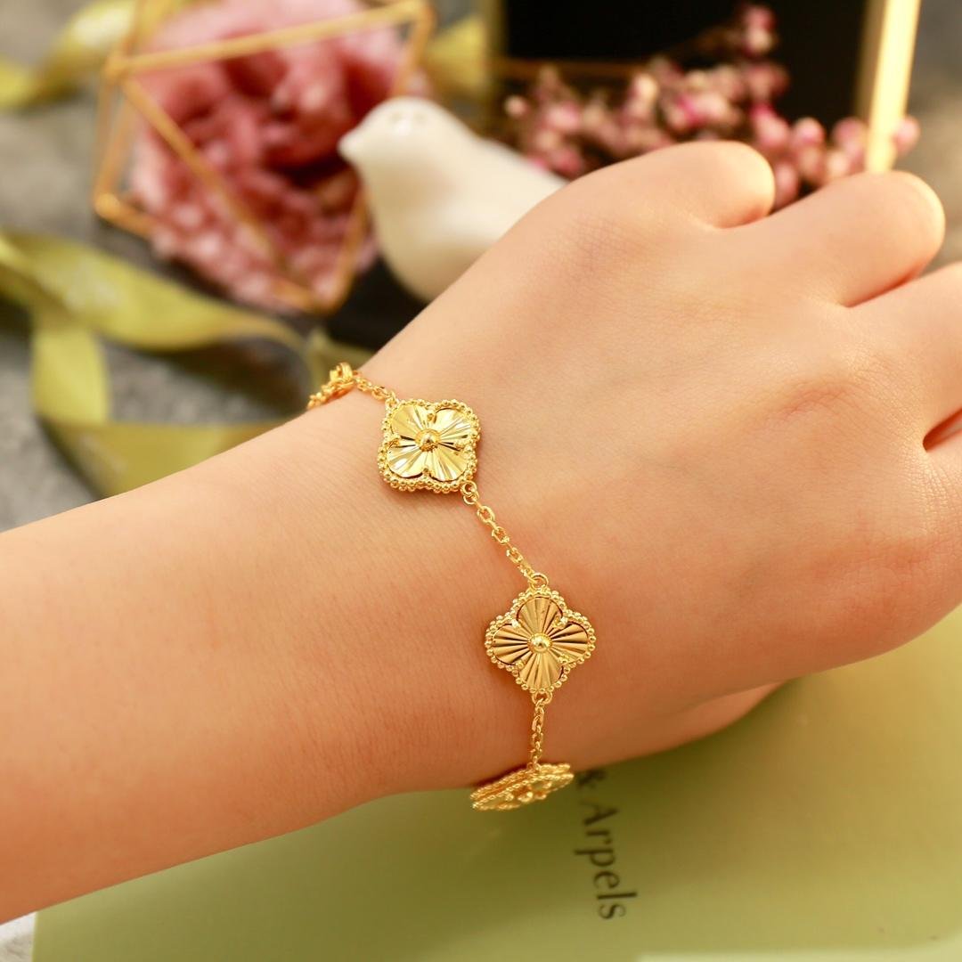 VAB21 Fashion new bracelet for lady jewelry about 20cm high quality gold plated jewelry - Image 11