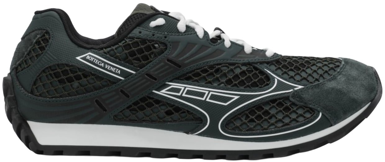 Bottega Veneta Orbit Dark Green/Black Sneakers