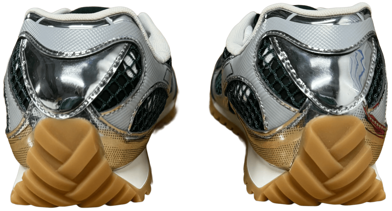 Alternative view of Bottega Orbit 'Biliard Green' Silver Sneakers