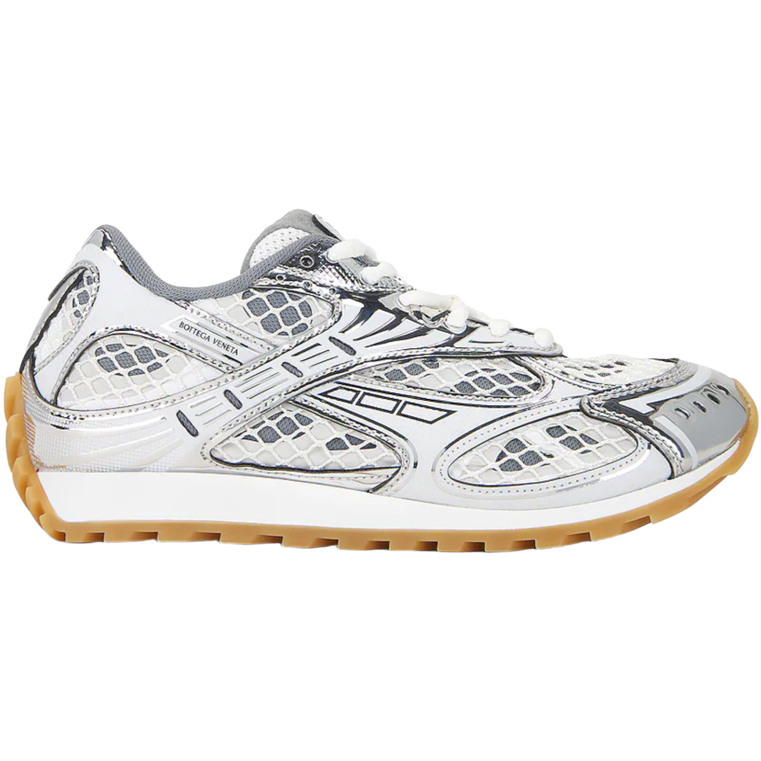 Bottega Veneta 'Silver White' Orbit Sneakers
