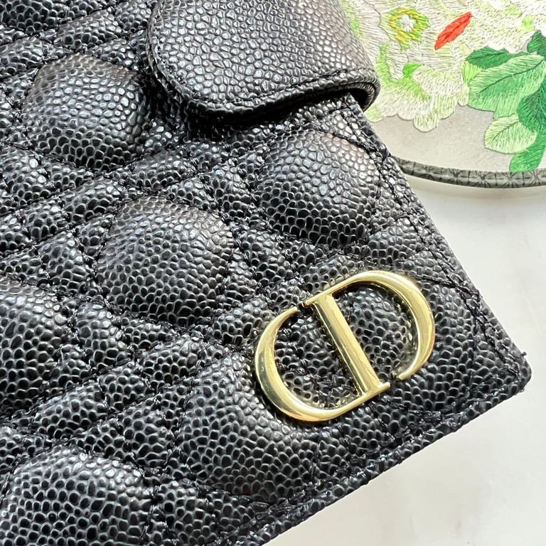 Dior Cannage Leather Wallet - Image 7