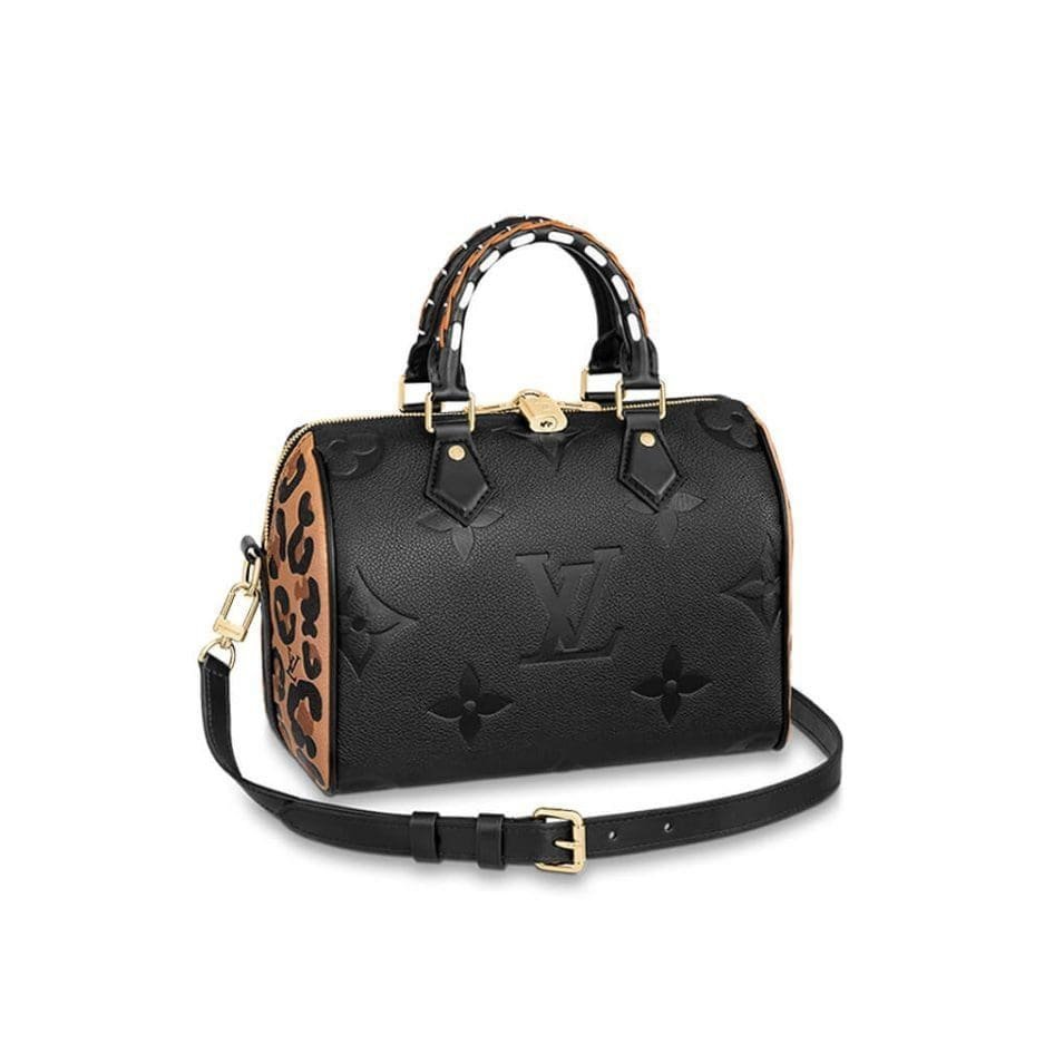 Louis Vuitton Speedy 25 Solid Black