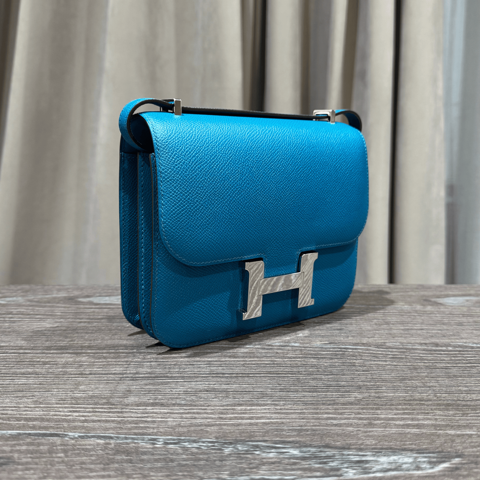 Hermès Constance18 Epsom Bleu Izmir PHW - Image 3