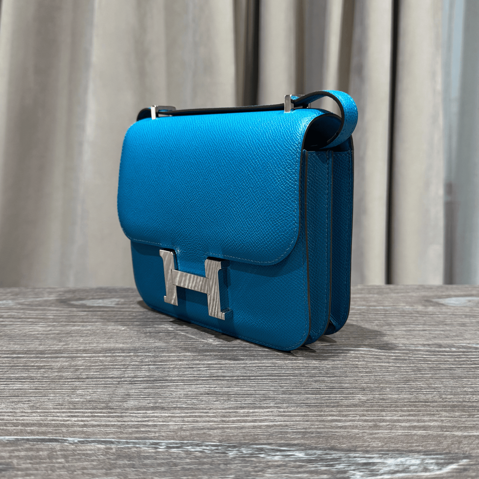 Hermès Constance18 Epsom Bleu Izmir PHW - Image 4