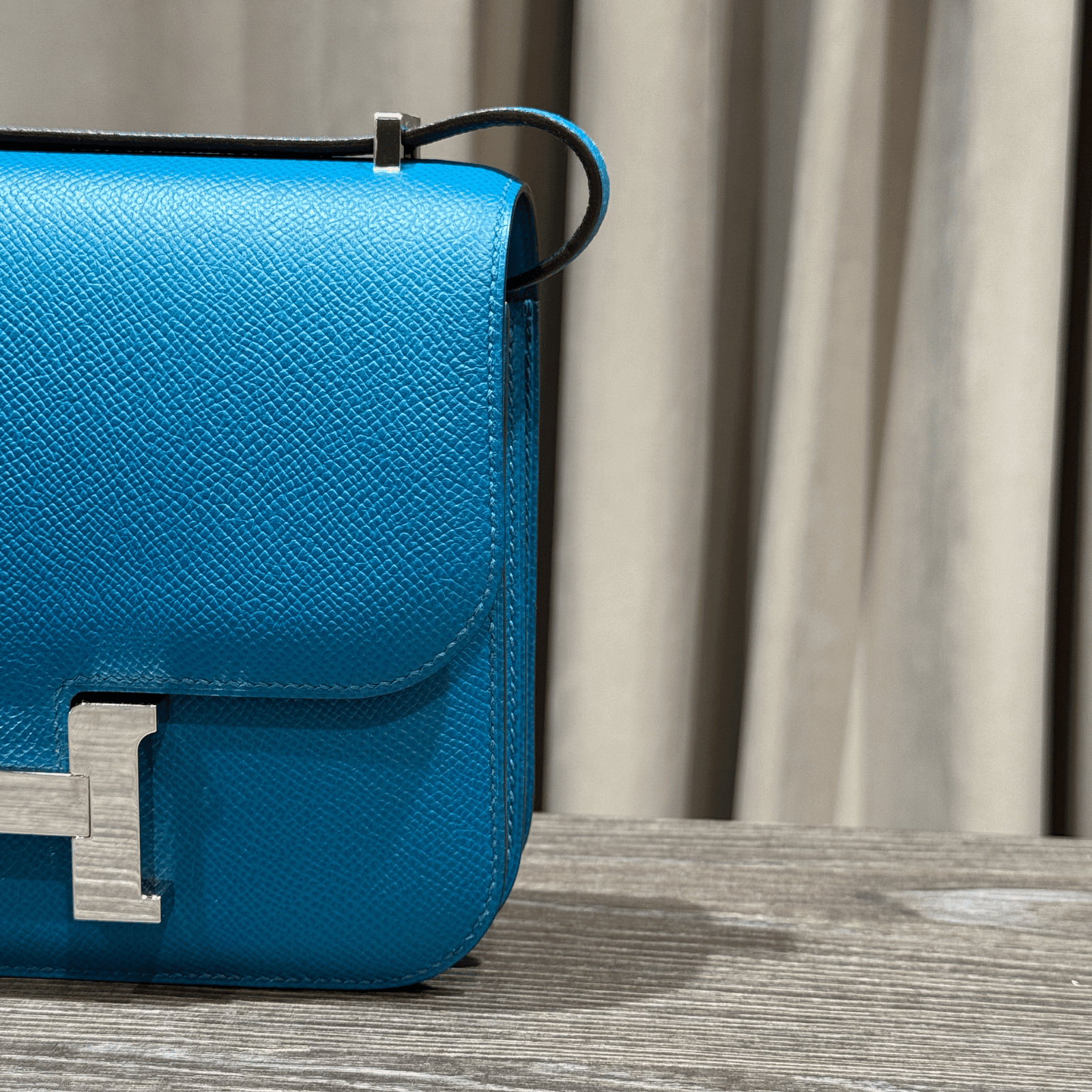 Hermès Constance18 Epsom Bleu Izmir PHW - Image 8