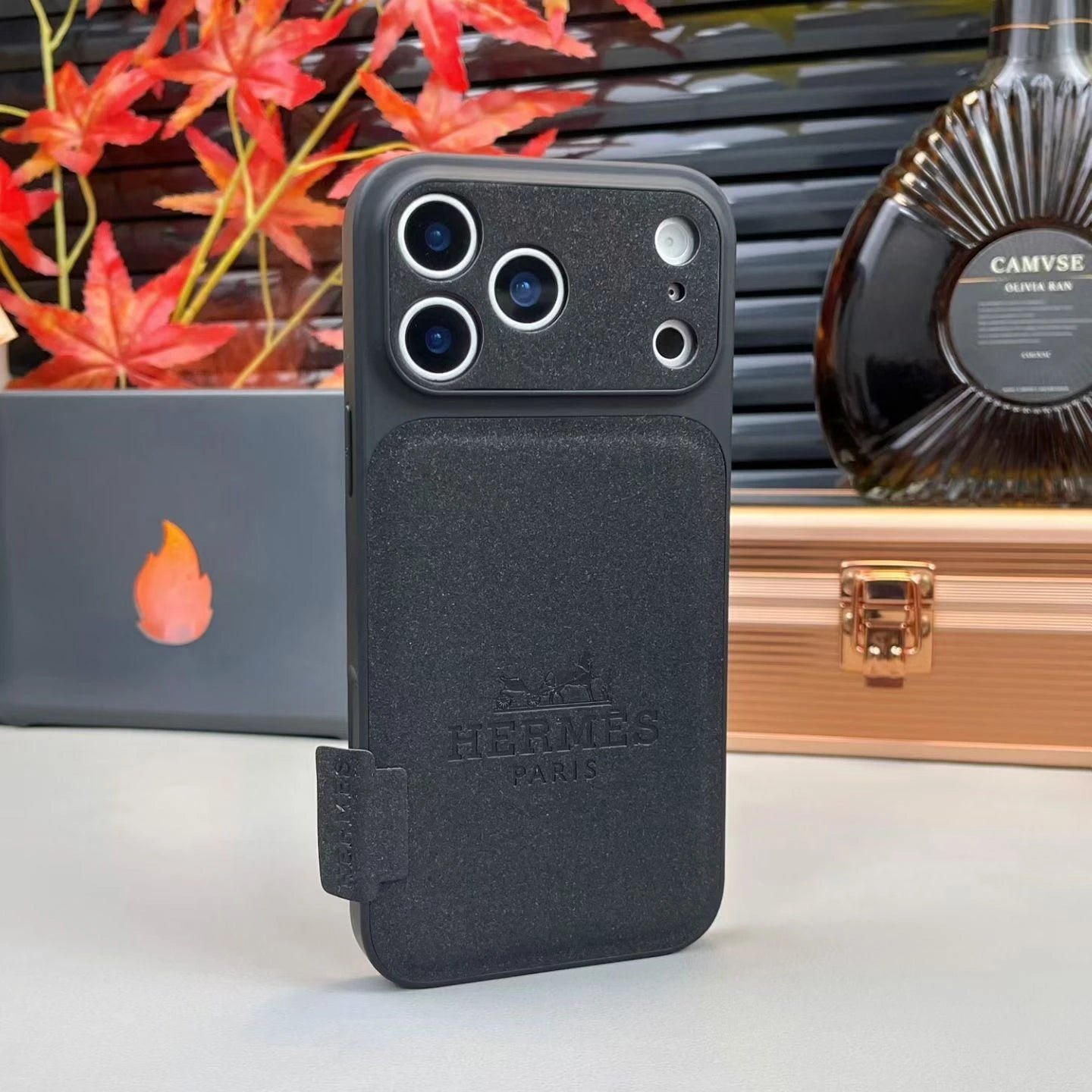 Black Hermes iPhone 17 Pro Max Case ?C Luxury Hermes iPhone Case