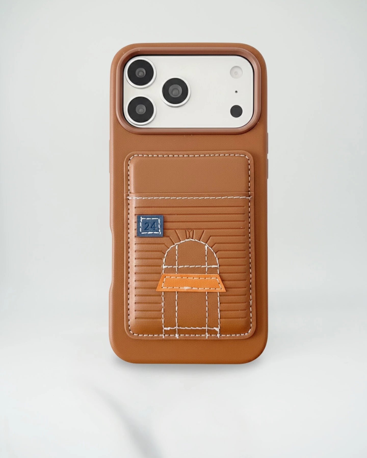 Brown Herm??s iPhone 17 Pro Max Case with Card Slot ?C Luxury Leather Hermes Phone Case