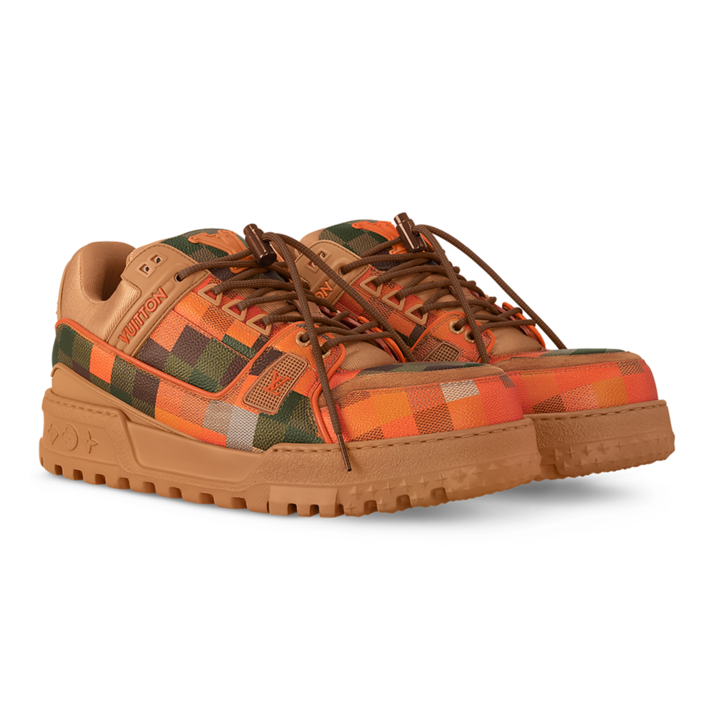 Alternative view of Louis Vuitton - LV Maxi Trainer Damoflage-Printed Calf Leather Orange