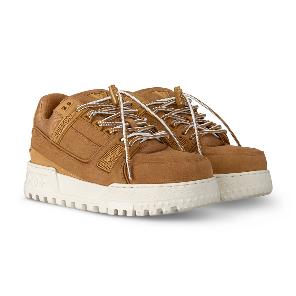 Alternative view of Louis Vuitton - LV Maxi Trainer Grained Nubuck Calf Leather Beige