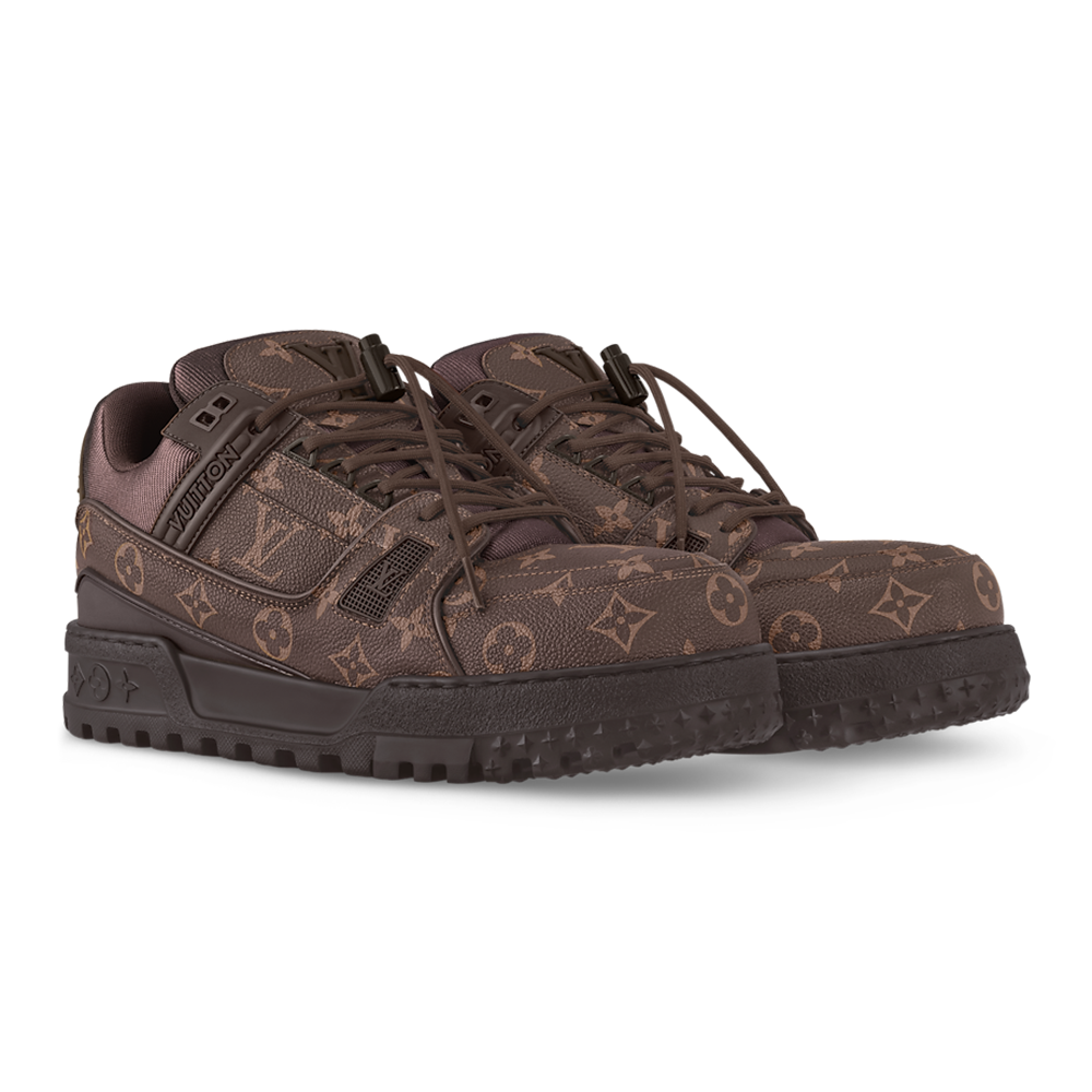 Alternative view of Louis Vuitton - LV Maxi Trainer Monogram Calf Leather Ebony / Black