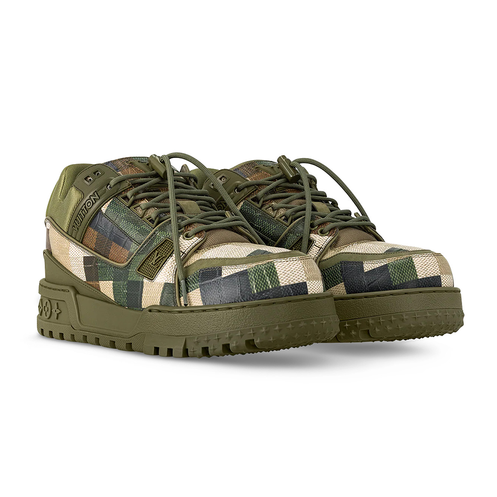 Alternative view of Louis Vuitton - LV Trainer Maxi Leather with Damoflage Khaki Green
