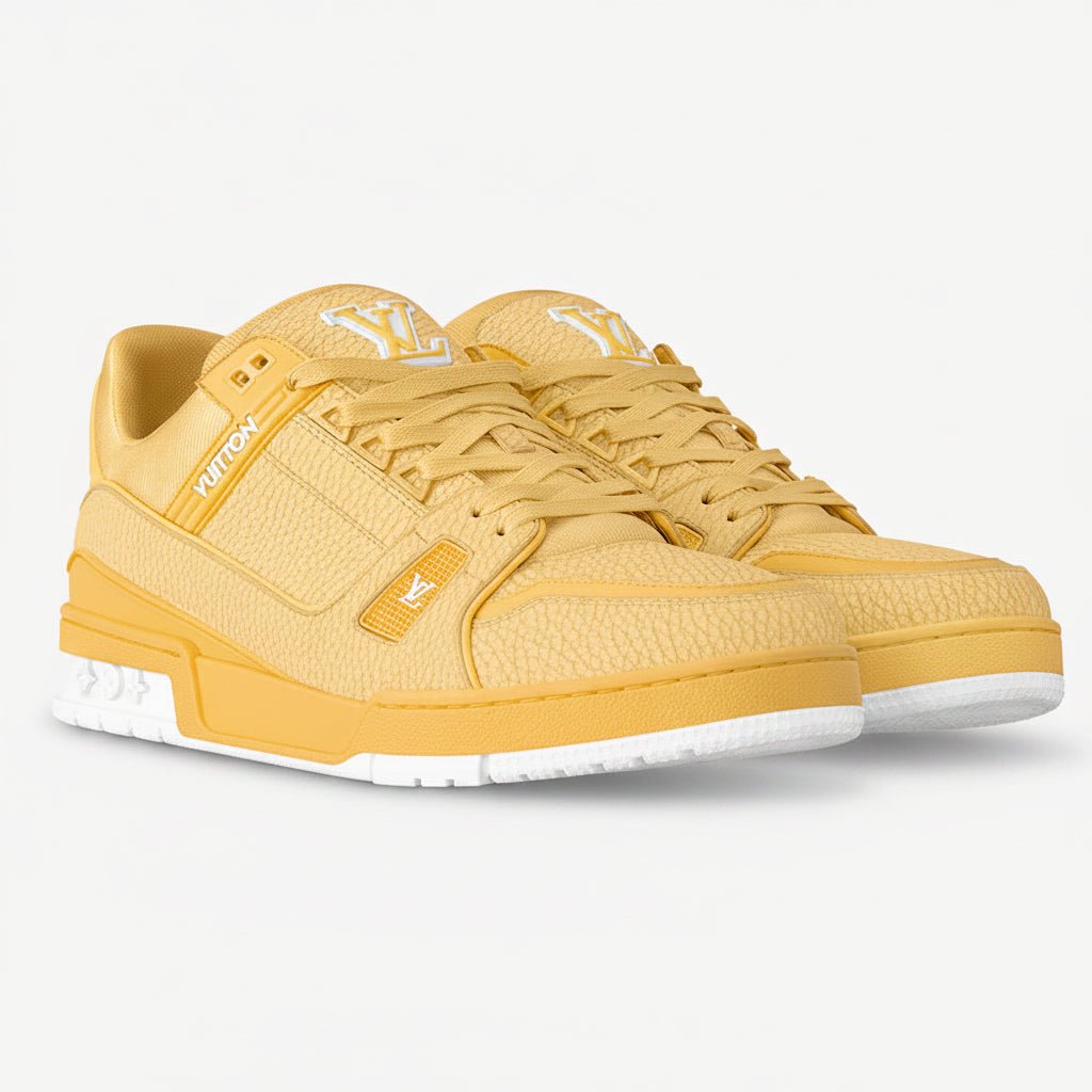 Alternative view of LV Trainer Grained Calf Leather Pastel Yellow