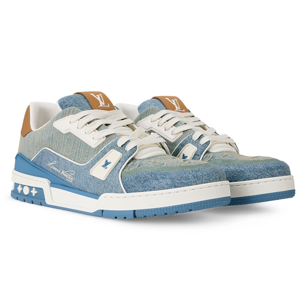 Alternative view of LV Trainer Blue Denim
