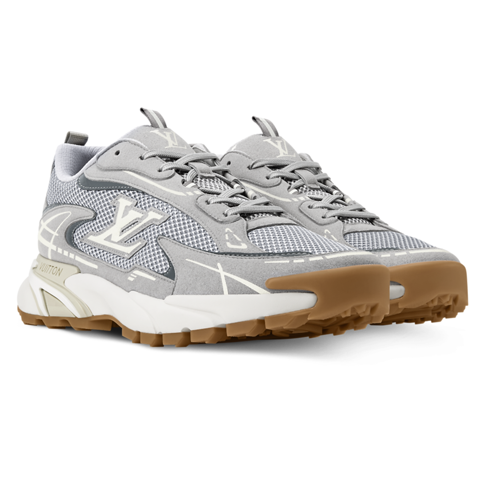 Alternative view of LV Tatic Runner Sneaker Gray