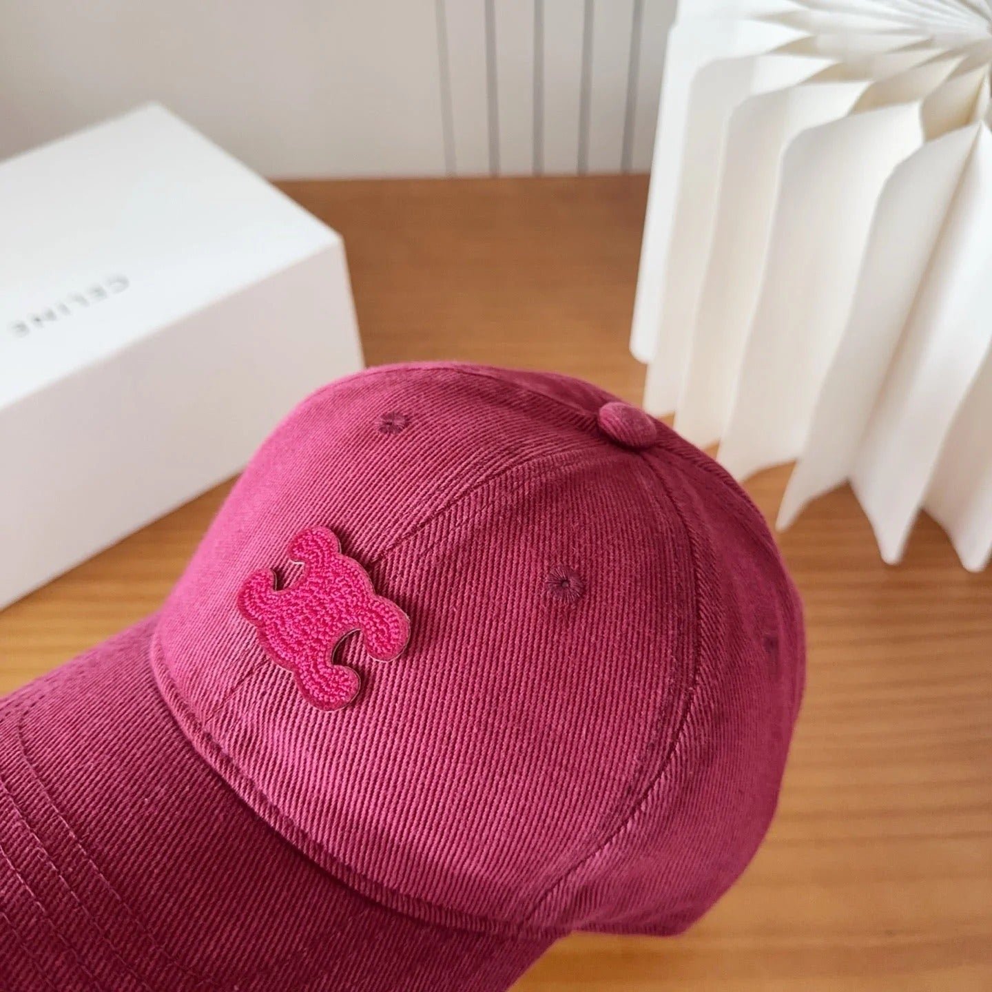 Celine Triomphe Multi-Tone Cotton Cap - Image 7
