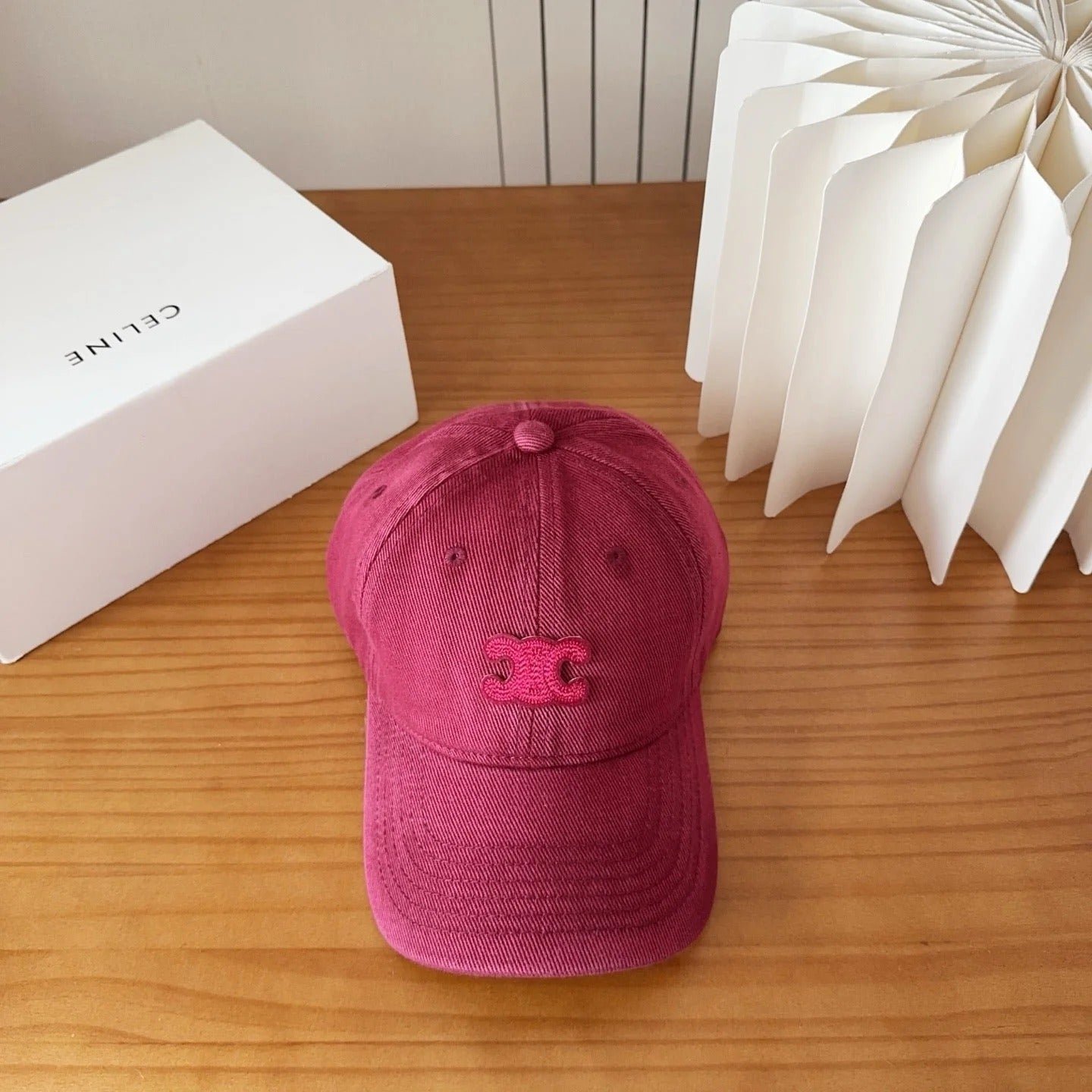 Celine Triomphe Multi-Tone Cotton Cap - Image 5