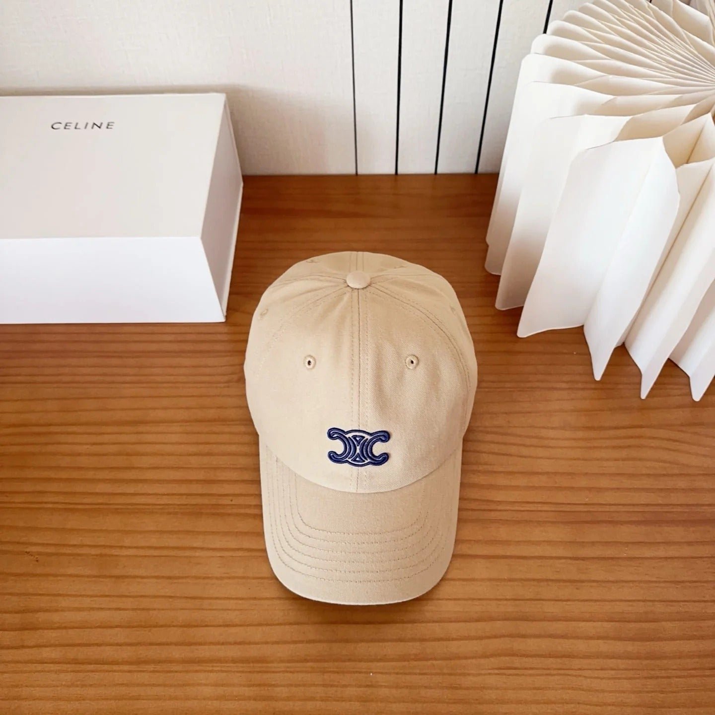 Celine Triomphe Multi-Tone Cotton Cap - Image 3