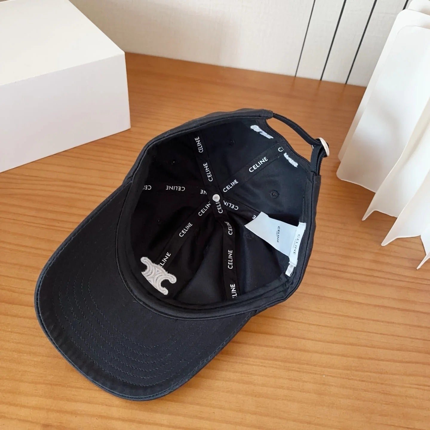 Celine Triomphe Multi-Tone Cotton Cap - Image 9