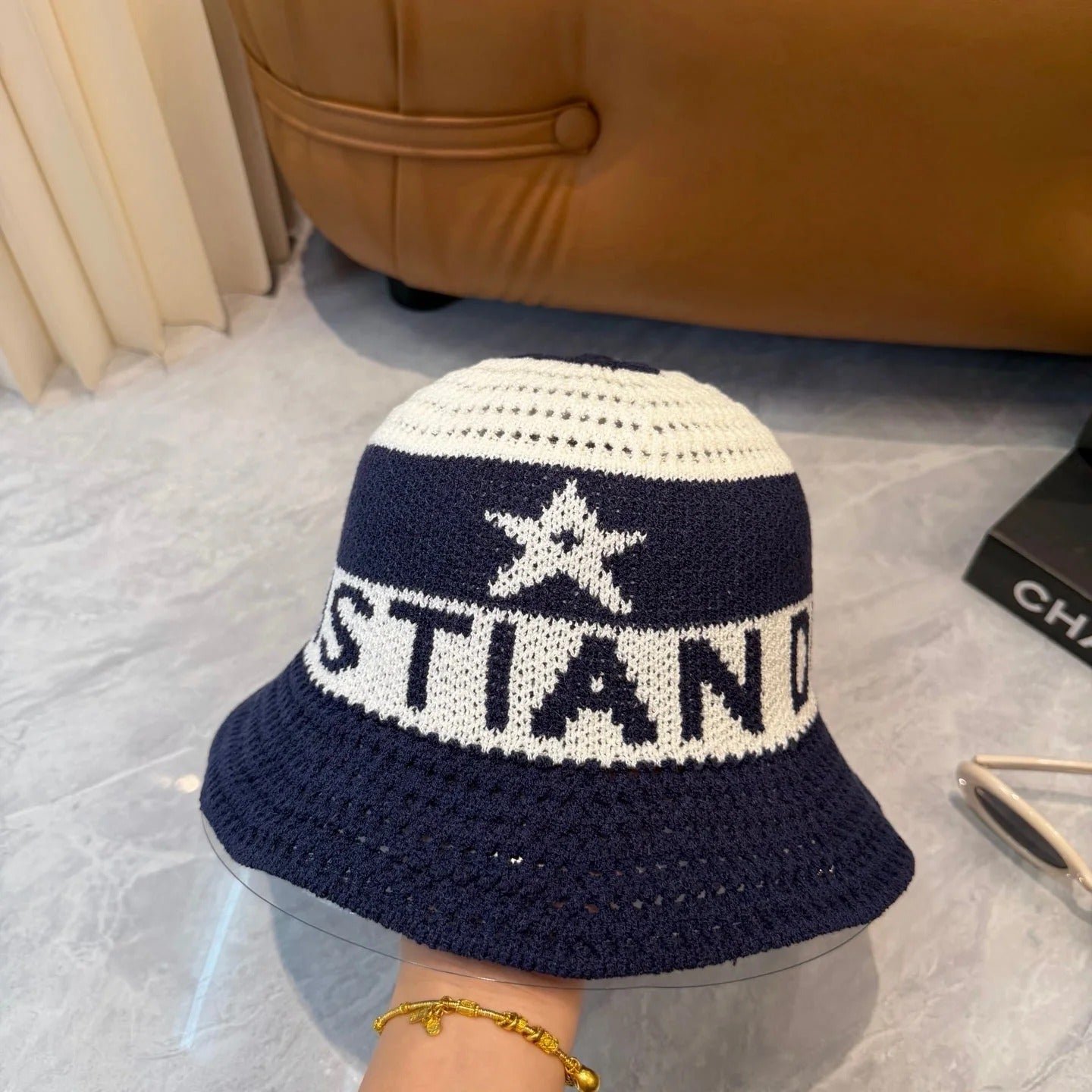 Alternative view of Dior Striped Bucket Hat 237183