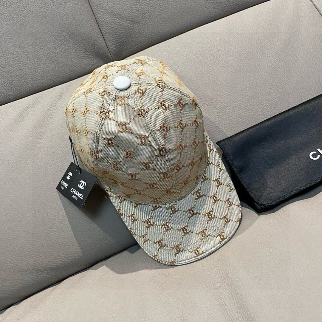 Alternative view of Chanel Baseball Cap With CC Logo Pattern Cotton 237259