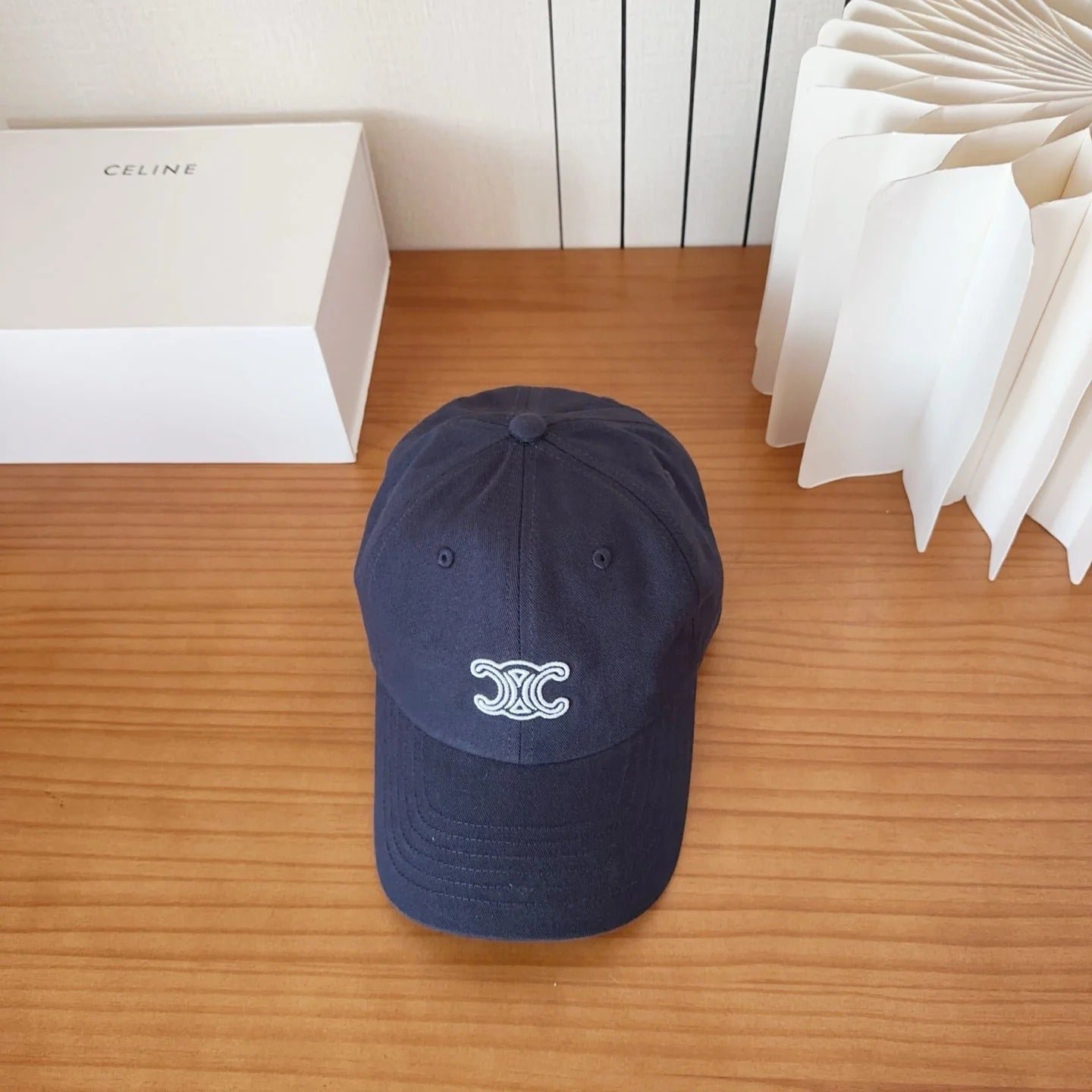 Celine Triomphe Multi-Tone Cotton Cap - Image 4