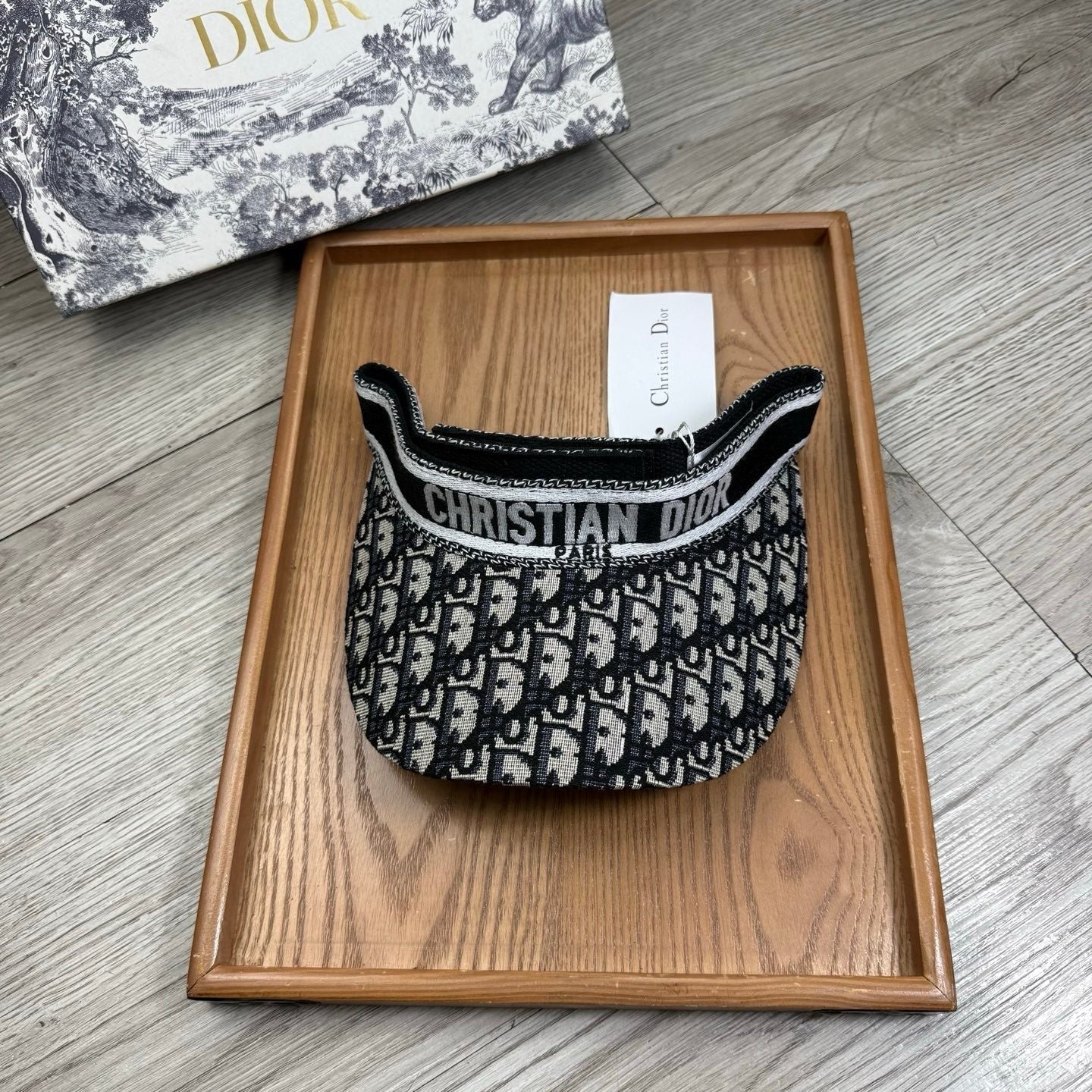 Alternative view of Dior Oblique D-Bobby Visor Cap 240593