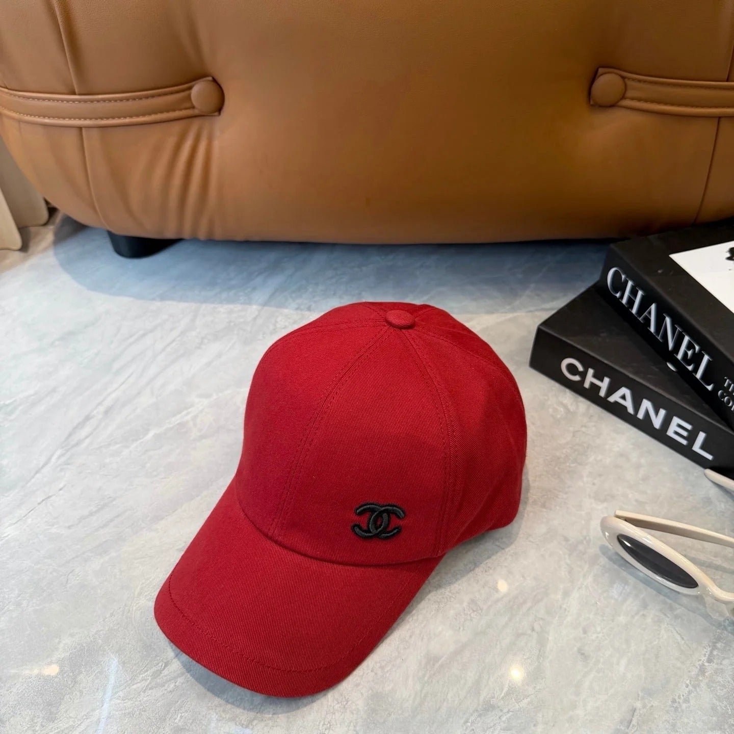 Chanel Mini Stitched Cotton Base Cap - Image 3