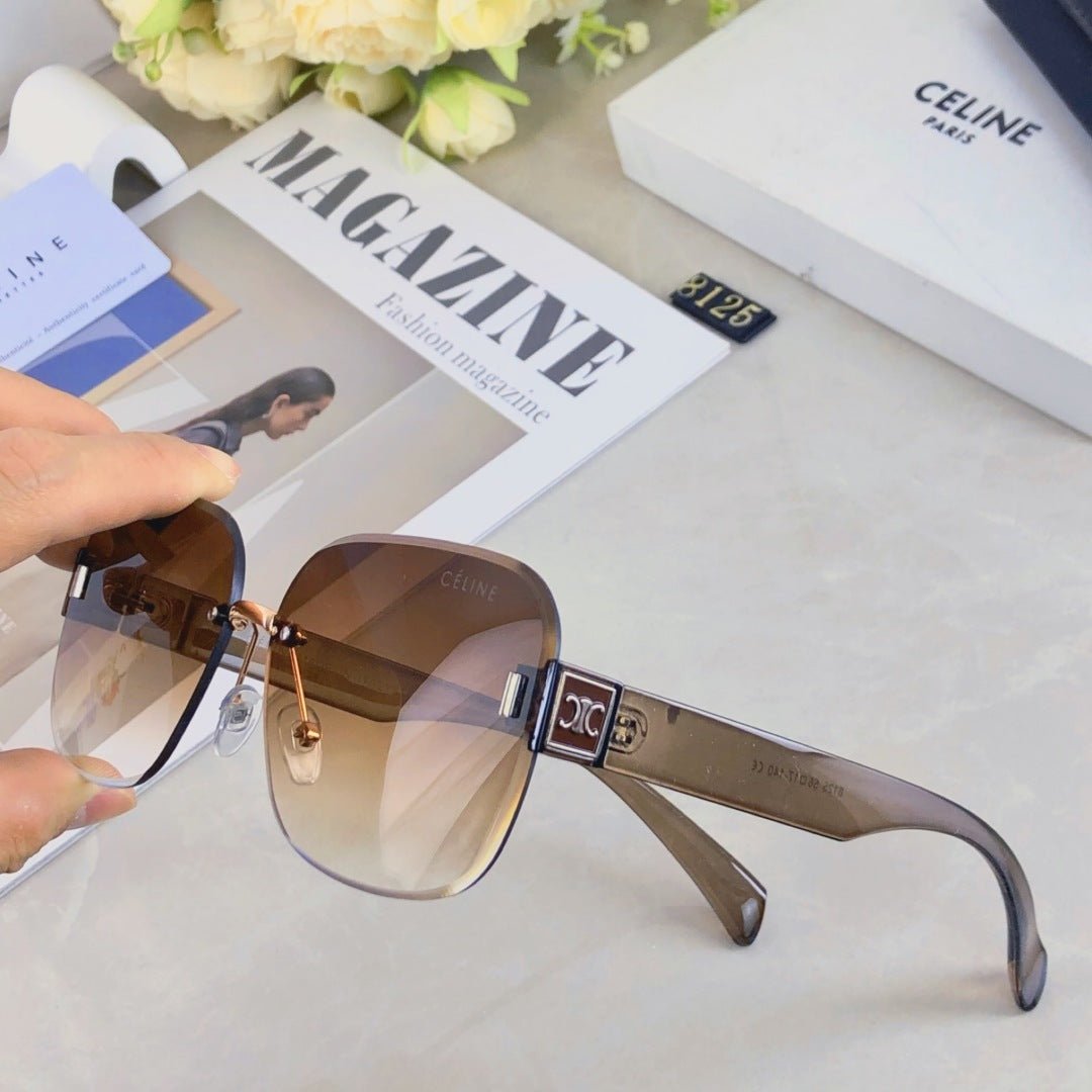 Alternative view of TRIOMPHE SQUARE SUNGLASS 510938 IN ACETATE