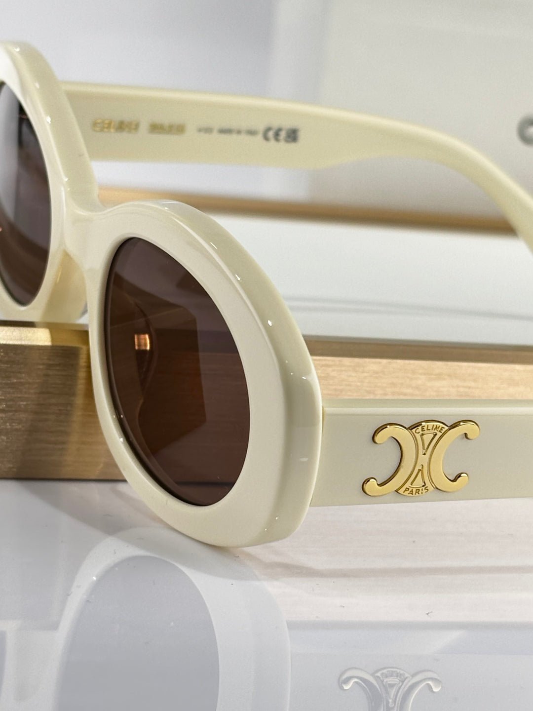 Alternative view of TRIOMPHE SUNGLASSES 40194U IN IVORY ACETATE