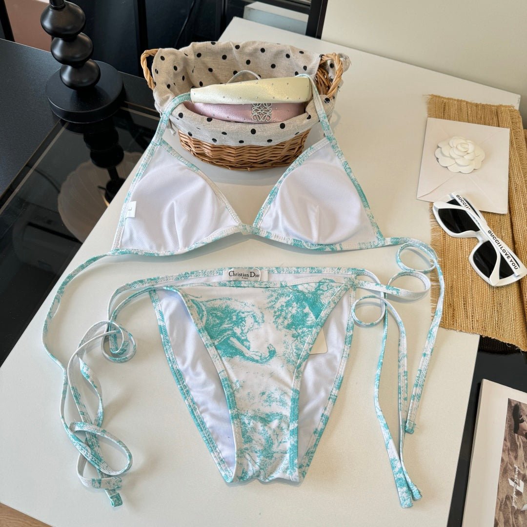 Alternative view of CD 26s Two-Piece Bikini Blue Colorful 201824