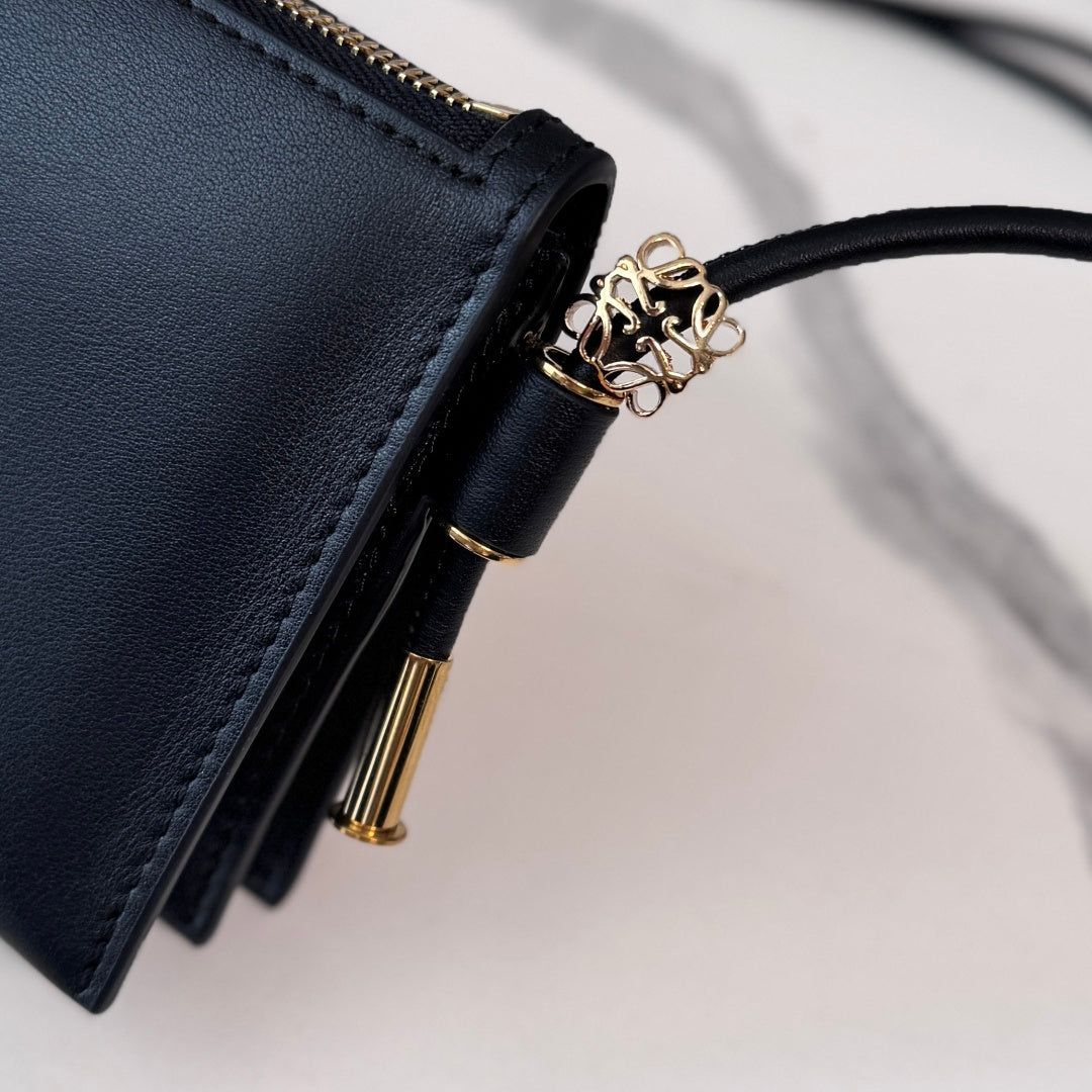 Loewe Joya Pouch Black Calfskin 289464 - Image 9