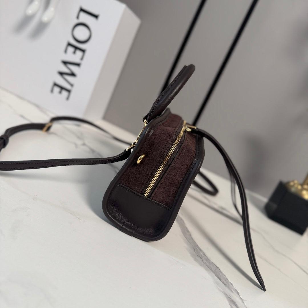 Loewe 2026 Amazona 180 Bag 20cm Brown Soft Calfskin 289375 - Image 5