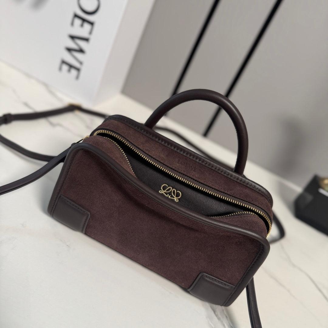 Loewe 2026 Amazona 180 Bag 20cm Brown Soft Calfskin 289375 - Image 7