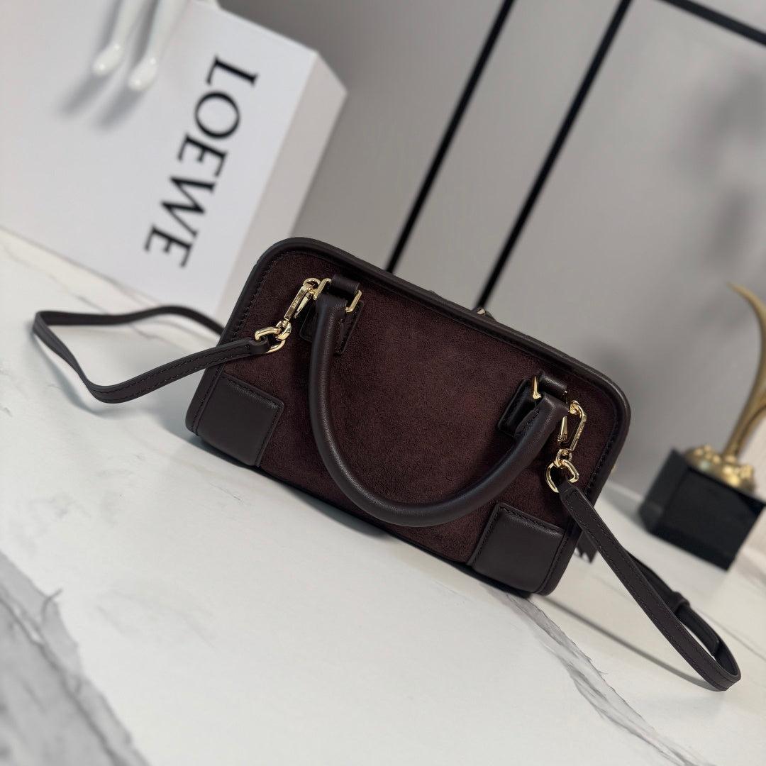 Loewe 2026 Amazona 180 Bag 20cm Brown Soft Calfskin 289375 - Image 8