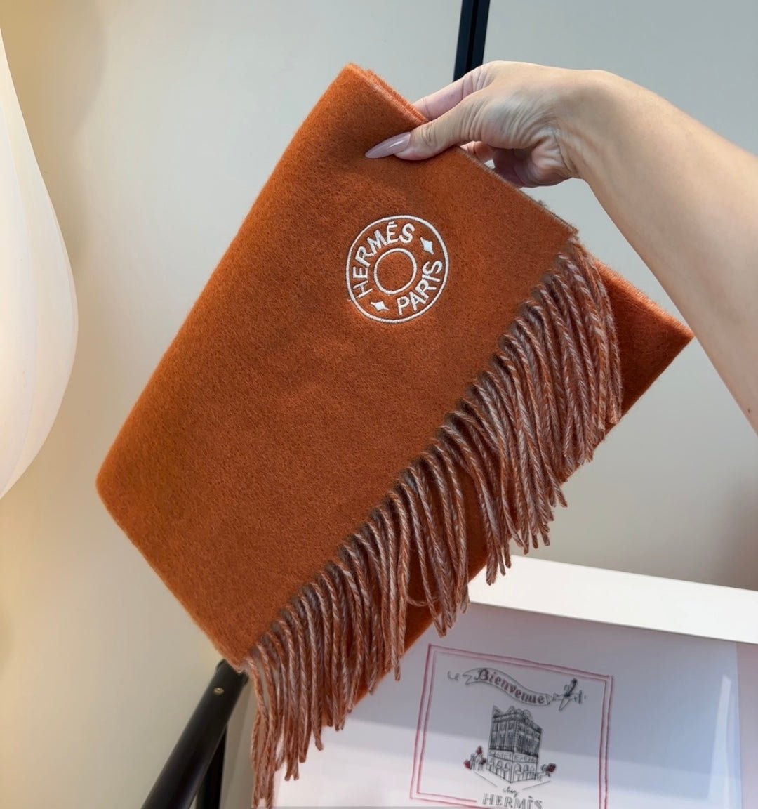 Hermès Silk Carriage Shawl - Image 9