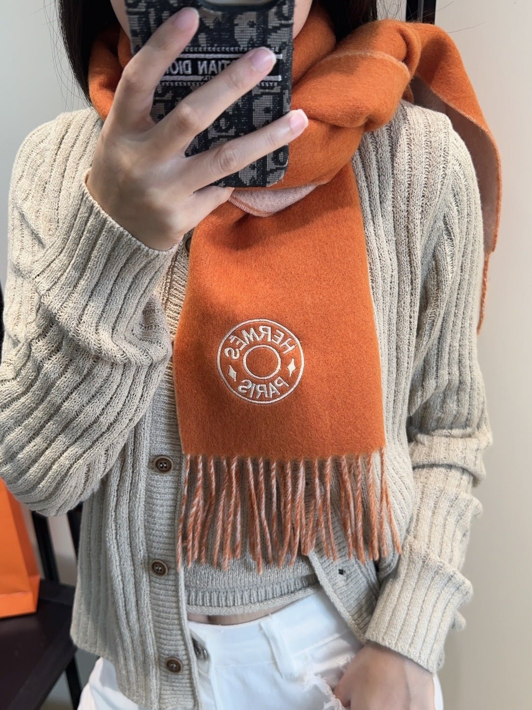 Hermès Silk Carriage Shawl - Image 3