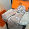 Hermès Cashmere Geometric Scarf