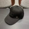 Celine Triomphe Black Woven Fabric Cap
