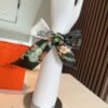 Hermès Floral Silk Twilly
