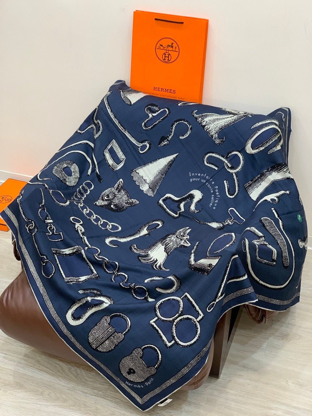 Hermès Lock Sketch Silk Shawl - Image 6